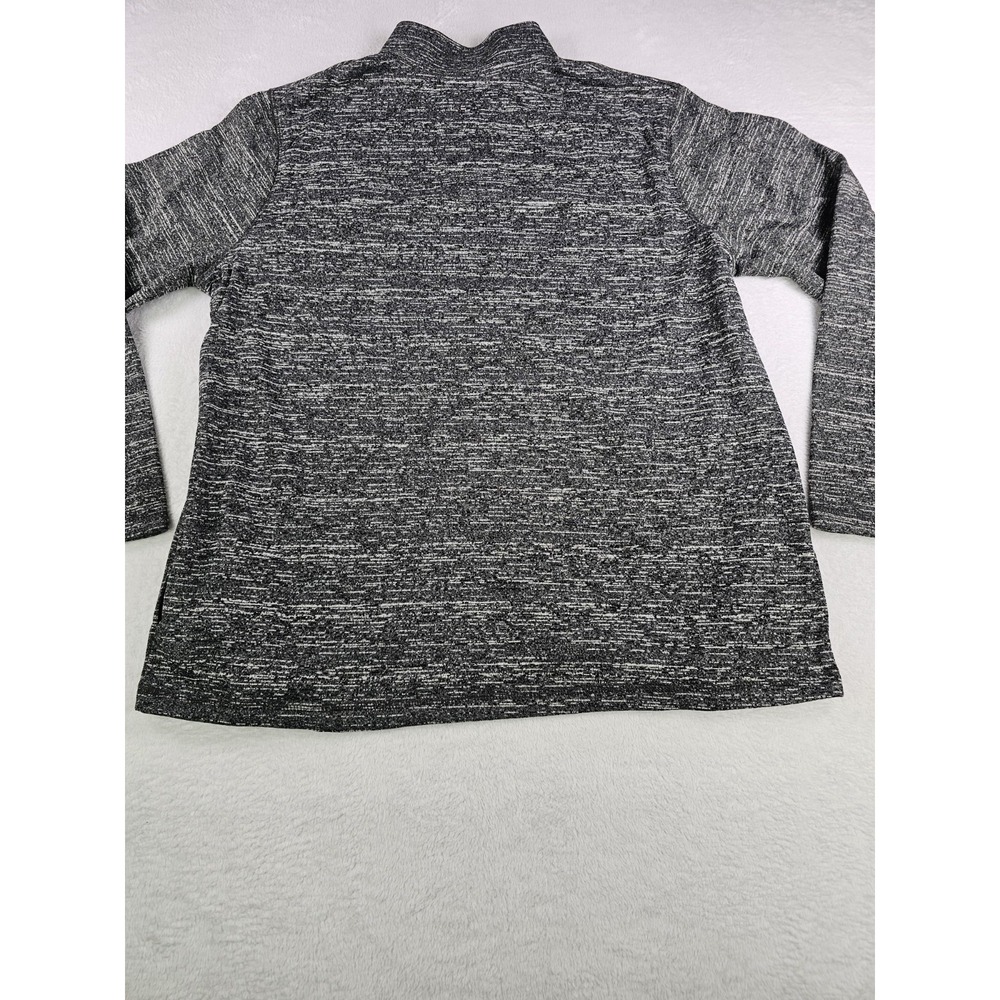 Team Apparel New Orleans Saints Heather Grey 1/4 Zip Pullover Sweatshirt Men 2Xl - Picture 12 of 14